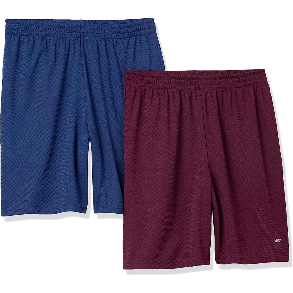 Amazon Essentials mens (2)-pack Performance Mesh Short Short